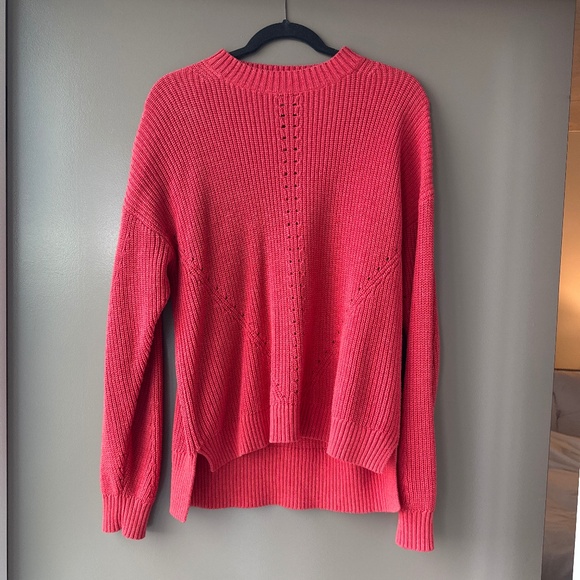 Nantucket Red Cotton Sweater - Picture 1 of 6